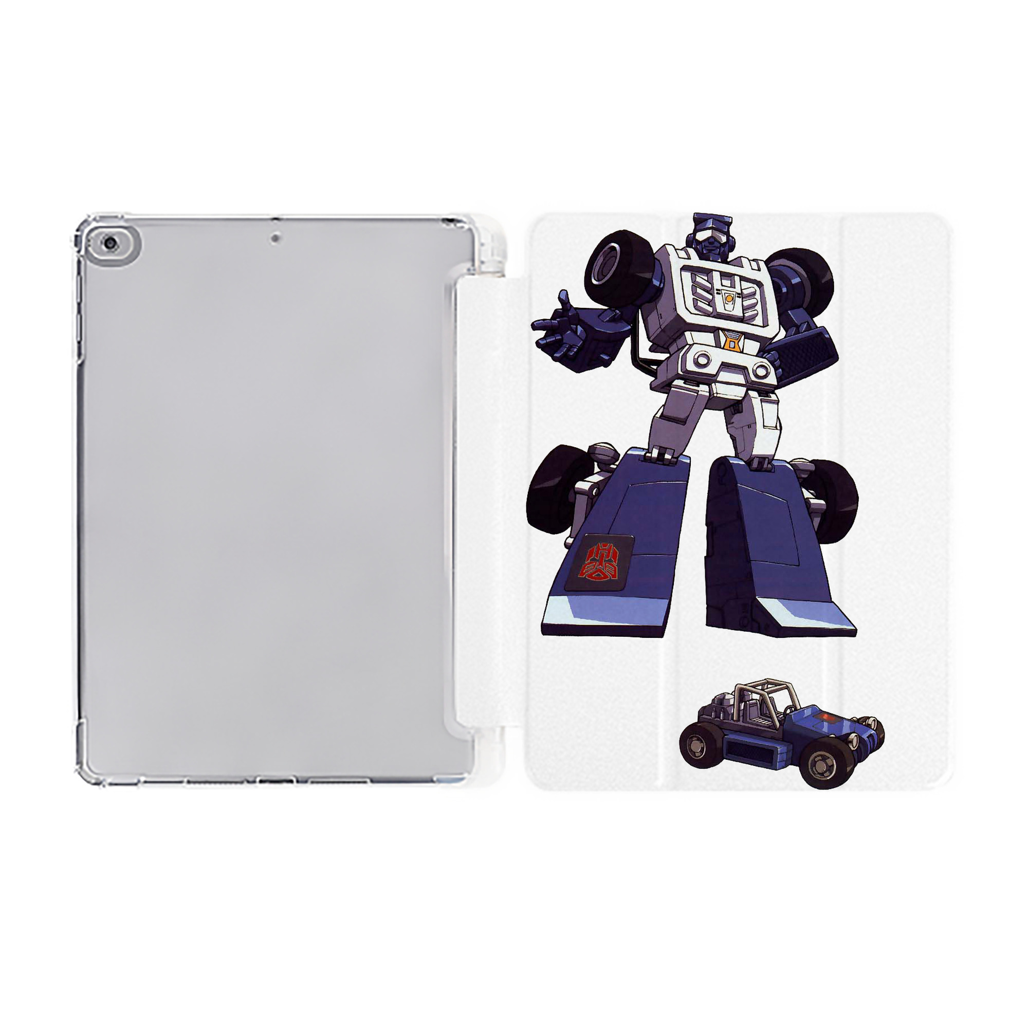 （画像用）  IPad ケース ペン収納付き 三つ折りスタンド PUレザー×シリコン 対応機種9.5/10.5/10.9インチ